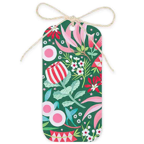 Earth Greetings Christmas Gift Tag (Joyful Waratahs or Merry Natives )